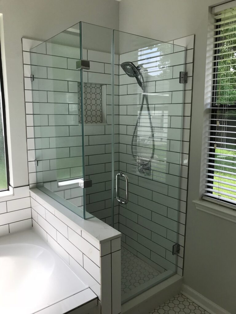 Remodeled Master Shower